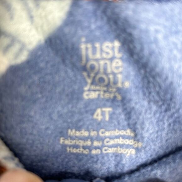 Carter’s Fleece Pajamas 4t Polar Bears and Penguins - Picture 2 of 4